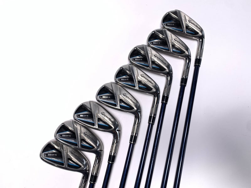 TaylorMade SIM MAX Iron Set 4-PW+GW Fujikura Ventus Blue 6R Regular RH