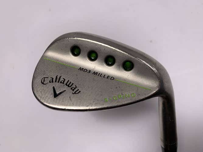 Callaway MD3 Milled Chrome S-Grind Wedge 56* 10 Bounce Dynamic Gold Wedge RH