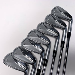 TaylorMade P7MC 2023 Iron Set 4-PW KBS Tour Stiff Steel Mens RH