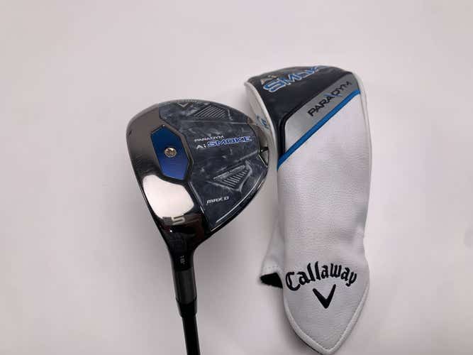 Callaway Paradym Ai Smoke Max D 5 Fairway 18* Cypher Fifty 5.5 50g Regular LH HC