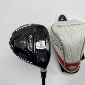 TaylorMade R15 3 Fairway Wood 15* Fujikura Speeder 67 Evolution Stiff RH HC