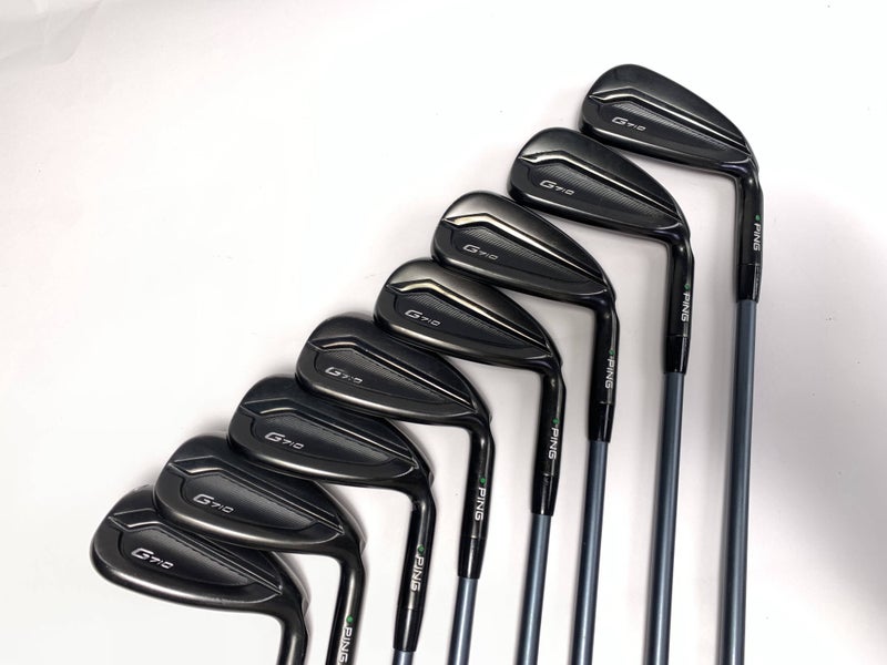Ping G710 Iron Set 5-PW+GW+SW Green Dot 2* Up Alta CB AWT Soft Regular Senior RH