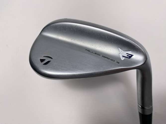 TaylorMade Milled Grind 3 Raw Chrome Wedge 58*11 Dynamic Gold S200 Tour Issue RH