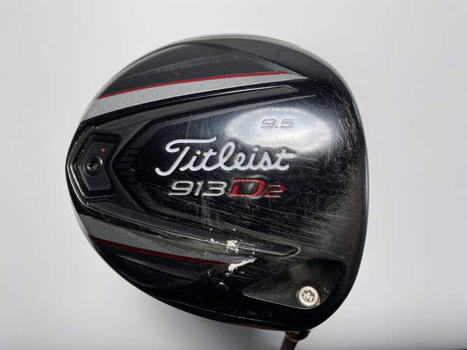 Titleist 913 D2 Driver 9.5* Mitsubishi Rayon Diamana S+62x5ct 62g Stiff RH