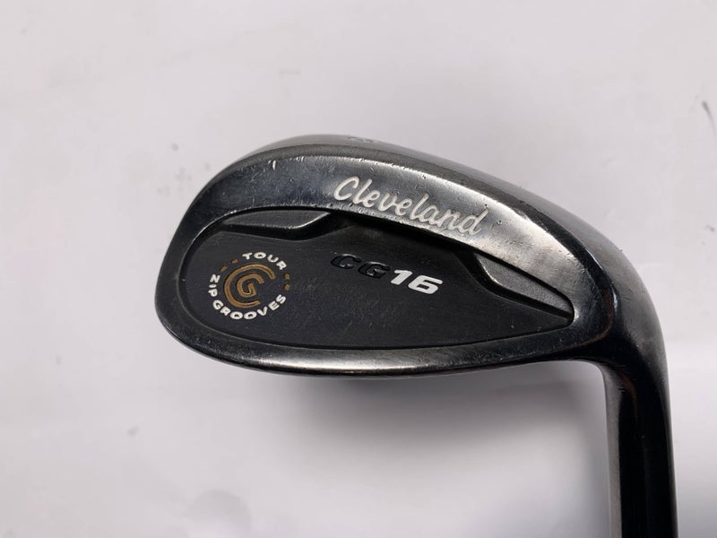 Cleveland CG16 Black Zip Groove Wedge 58* 8 Bounce Traction Wedge Steel Mens RH