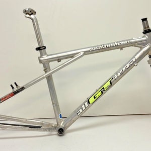 Vintage 1995 GT Avalance Al 17" C-T Mtn Bike Frame Rockshox Mag 10 Ritchey+