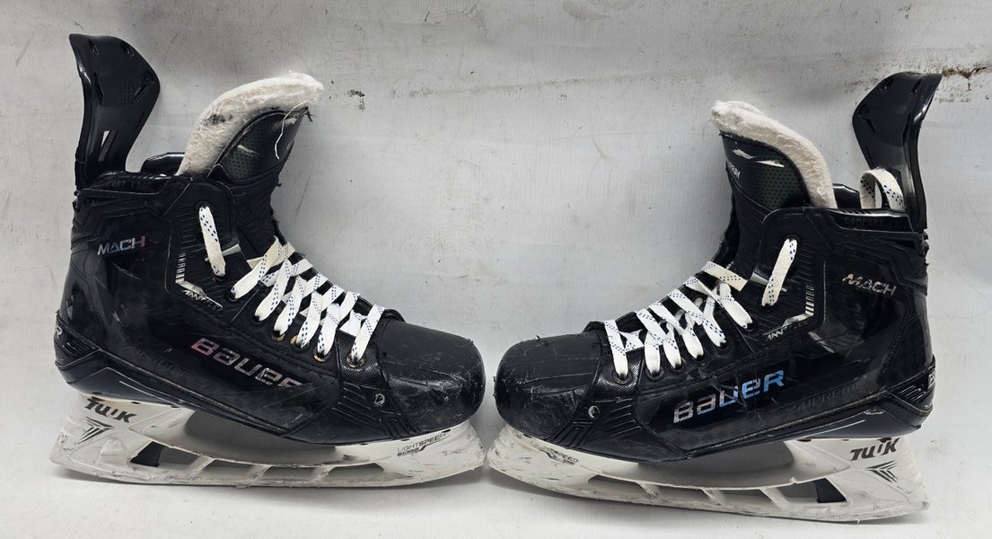 Bauer Supreme Mach Pro Stock Skates 7 D Used NCAA (14385)