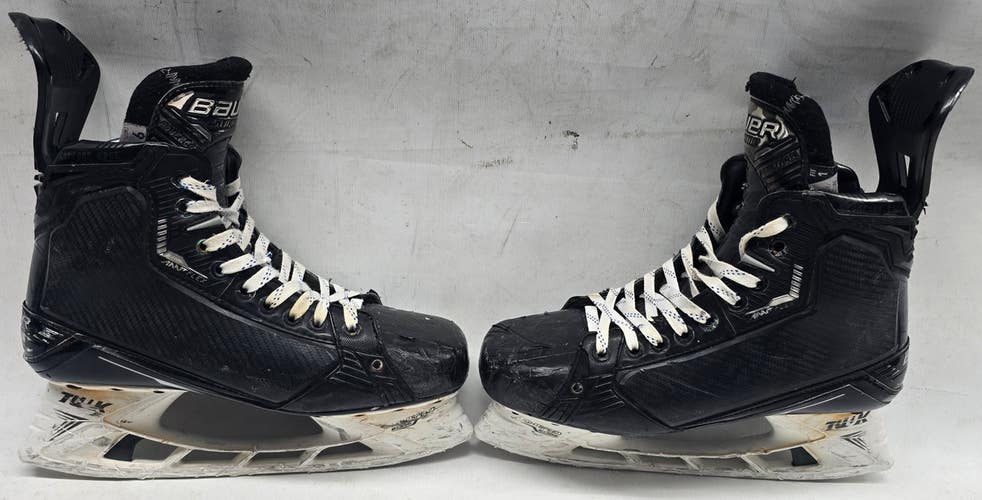 Bauer Supreme Mach Pro Stock Skates 9 Fit 1 Used NCAA (14386)