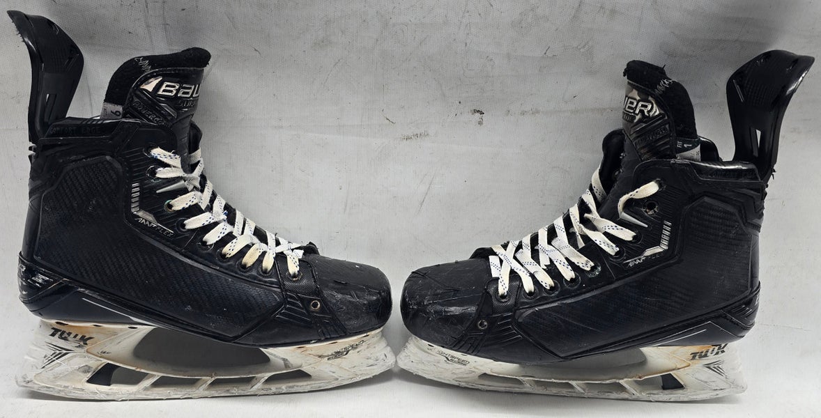 Bauer Supreme Mach Pro Stock Skates 9 Fit 1 Used NCAA (14386)