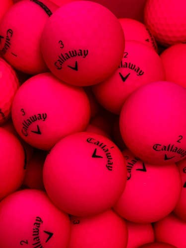 15 Premium AAA Pink Callaway Supersoft Used Golf Balls