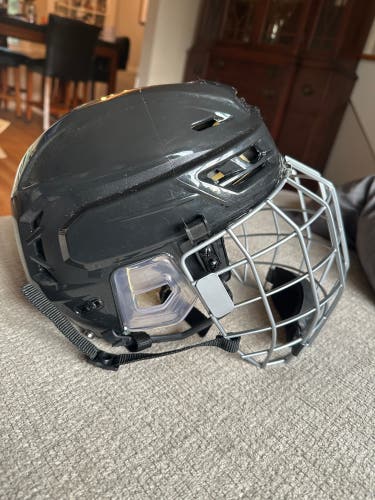 Large CCM Helmet with cage (New)