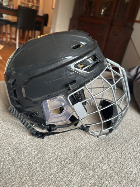 Large CCM Helmet with cage (New)