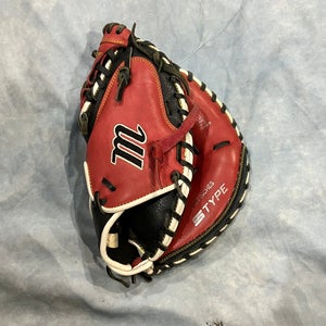 Red Marucci Caddo RH Catcher's Baseball Glove 31" (Used)