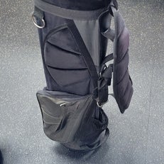 Used Knight 4WAY Mens Cart Bag Black 11497-S000152036