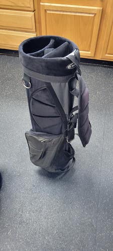 Used Knight 4WAY Mens Cart Bag Black 11497-S000152036