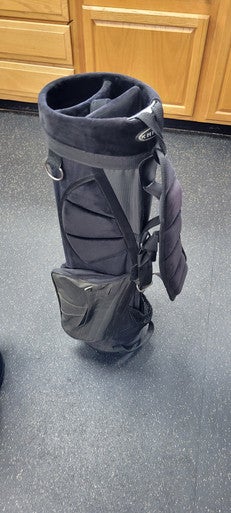 Used Knight 4WAY Mens Cart Bag Black 11497-S000152036