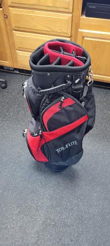 Used Top Flite ORGANIZER Mens Cart Bag Red 11497-S000152035