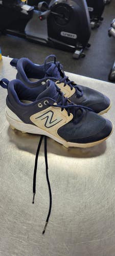 Used New Balance 8.5 MENS BB/SB Cleats Navy Blue Senior 8.5 11497-S000152032