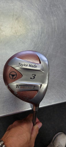 Used Taylormade TI BUBBLE 2 BUBBLE SHAFT Mens Fairway Wood RH 3 Wood 11497-S000152003