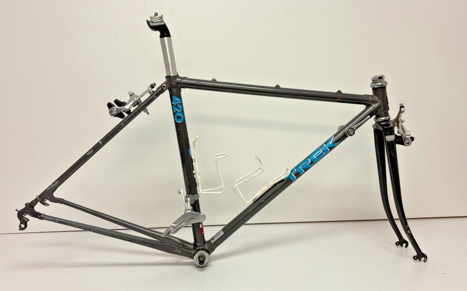 Vintage 1989 Trek 420 45cm C-C Lugged True Temper CrMo Road Frame/Fork BB 105 ++