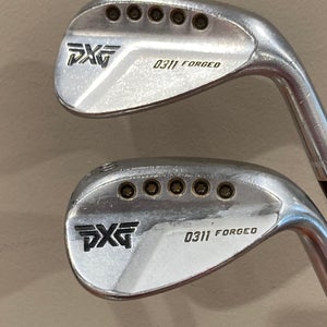 Used PXG 0311 Forged Right Handed Wedge Set | 54' & 60' Wedges | Stiff Flex | MMT Graphite Shafts