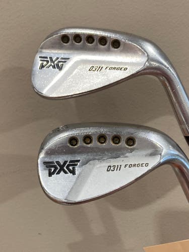 Used PXG 0311 Forged Right Handed Wedge Set | 54' & 60' Wedges | Stiff Flex | MMT Graphite Shafts