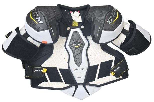CCM Ultra Tacks Pro Shoulder Pads Medium Pro Stock Used NHL (2) (14399)