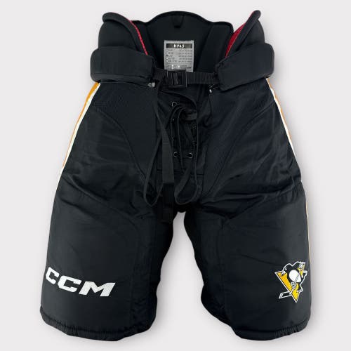 Pro Stock Used Large CCM HP45 Pittsburgh Penguins Hockey Pants