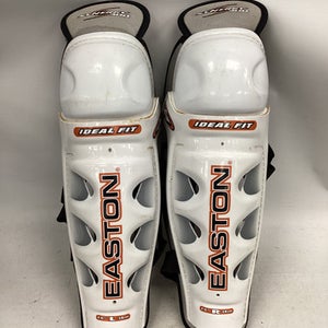 Used Easton SYNERGY 300 Senior Shin Guards White 15" 11851-S000037800