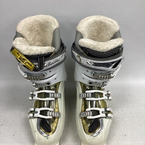 Used Salomon DIVINE 7 RS Womens DH Ski Boot White 285 MP - M10.5 - W11.5 11851-S000037798