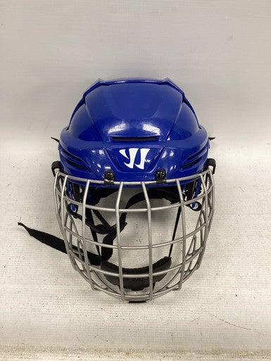 Used Warrior PX2 Helmet Cage Combo Royal Blue MD 11851-S000037784