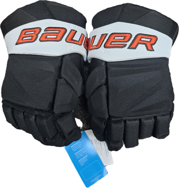 Bauer Vapor Hyperlite Pro Custom Pro Stock Hockey Gloves 14" NHL Flyers New TES (14411)