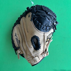 Black Mizuno Prospect Series PowerClose RH Catcher's Baseball Glove 32.5"