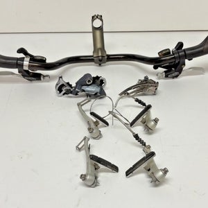 Aluminum 675mm Riser Bar Shimano 3x8 Shifters Avid V-Brakes Shimano Derailleurs