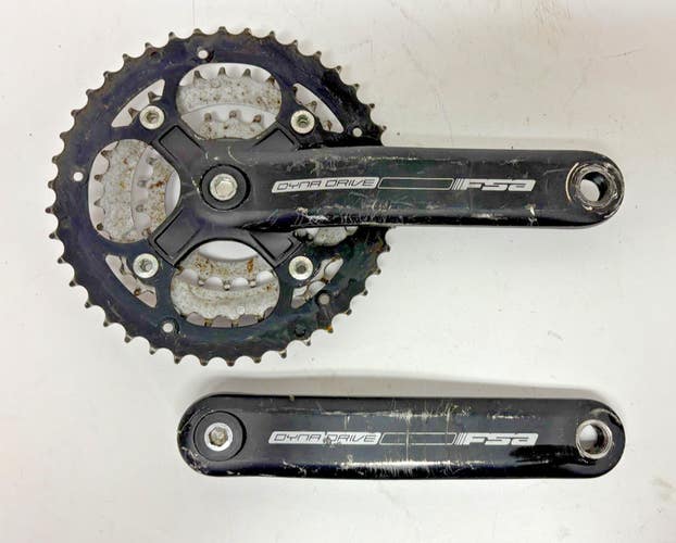 FSA Dyna Drive 170mm 44/32/22 Black Aluminum/Steel Mountain Bike Triple Crankset