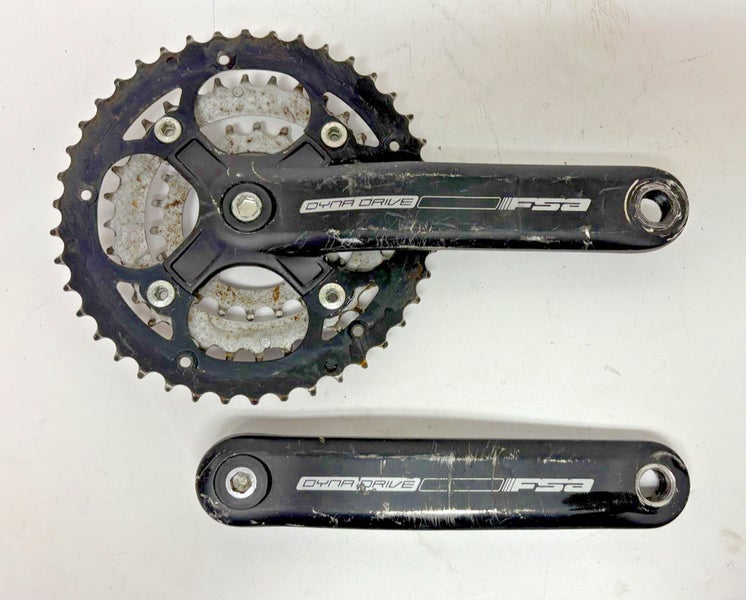 FSA Dyna Drive 170mm 44/32/22 Black Aluminum/Steel Mountain Bike Triple Crankset