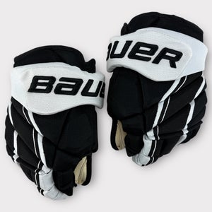 Pro Stock Used 13" Bauer Vapor 1X Pro Lite Pittsburgh Penguins Hockey Gloves