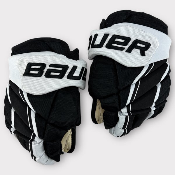 Pro Stock Used 13" Bauer Vapor 1X Pro Lite Pittsburgh Penguins Hockey Gloves