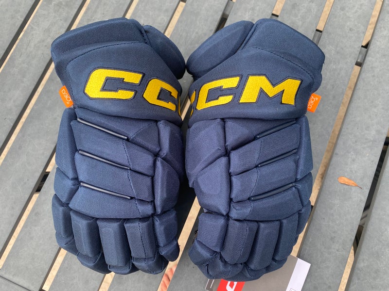 CCM JetSpeed FT1 Pro Stock Hockey Gloves 14” St Louis Blues 47179