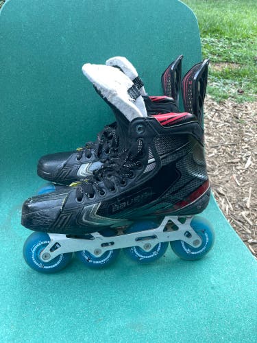 Bauer Inline Skates Regular Width Size 8.5 (Used)