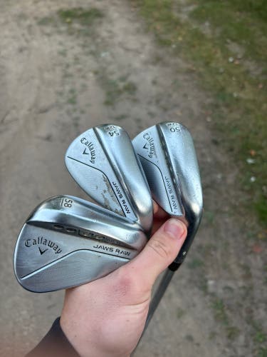 Callaway Jaws Raw Wedge Set RH (58,54,50)