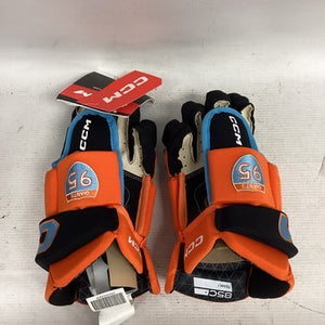 Used CCM 85C Junior Gloves Black And Orange 11" 11851-S000037749