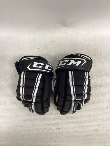 Used CCM 4R GLOVES Youth Gloves Black 8" 11851-S000037778