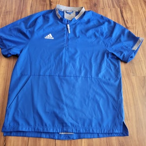 Adidas Baseball 1/4 Zip Pullover, Tag Size L
