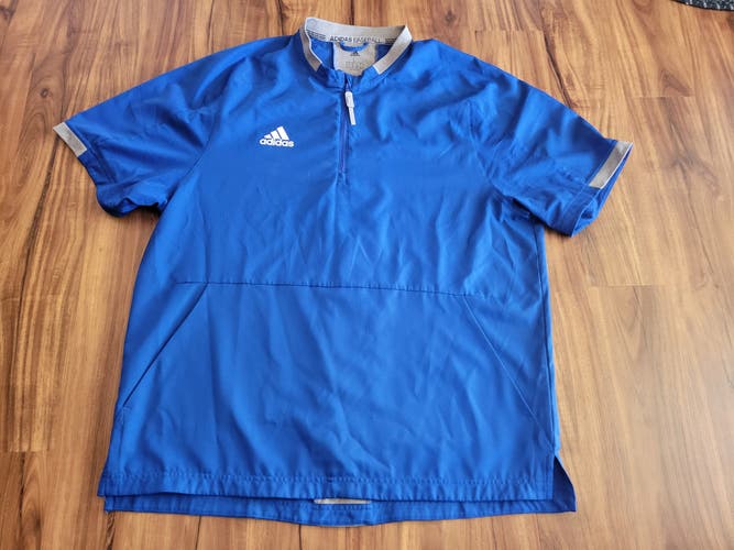 Adidas Baseball 1/4 Zip Pullover, Tag Size L