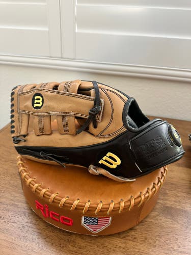Wilson A2K 1955 - DFS - LH Outfield Baseball Glove 12.5" (Used)