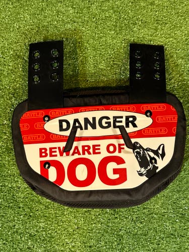 New Battle “Beware of Dog” Youth Football Backplate