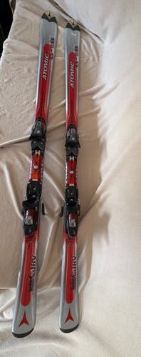 Unisex All Mountain 170 cm Atomic Beta Carve Skis With Bindings (Used)
