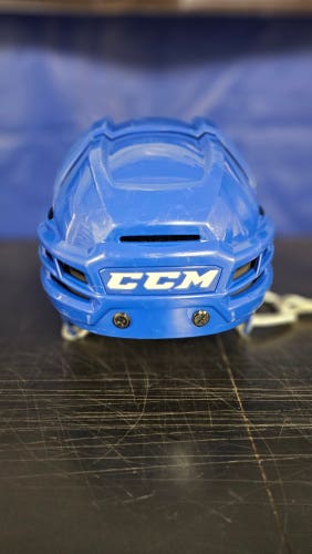 Medium Blue CCM Super Tacks X Helmet Pro Stock (Used)