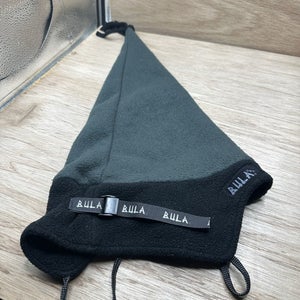 VINTAGE Bula Fleece Tassel Beanie Hat Black Green Winter Ski 90s Cone Dunce